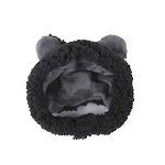 Cute Bear Shaped Hat For Cat Christmas Protective Pet Dogs Cosplay Head Wear York Solid Color Winter Kitten Costume Acce — photo 1