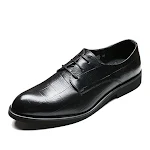 Korean Style Height Increasing Casual Men's Leather Shoes. Comfortable and stylish footwear designed to add height, boos — photo 1