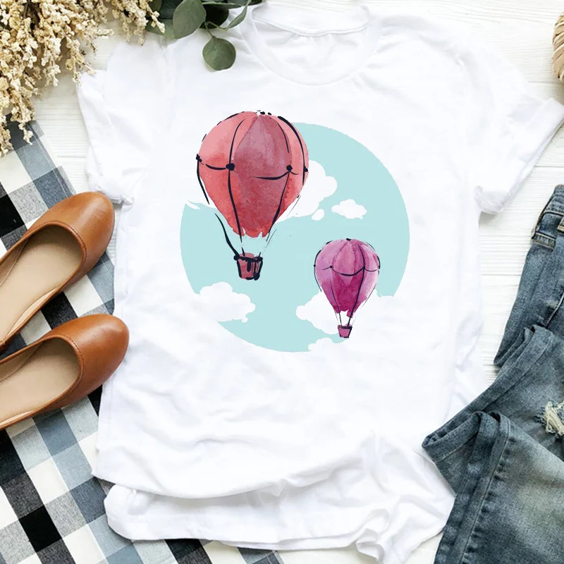 Title 2, T-shirt ampia da donna con stampa grafica mongo...