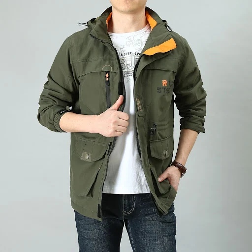 Title 14, Winter Plus Velvet Thick Loose Mens Multi-Pock...