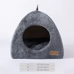 New Triangle Cat Nest Closed Cat House Pet Nest Warm and Thickened Deep Sleep Dog Nest Pet Supplies — photo 2