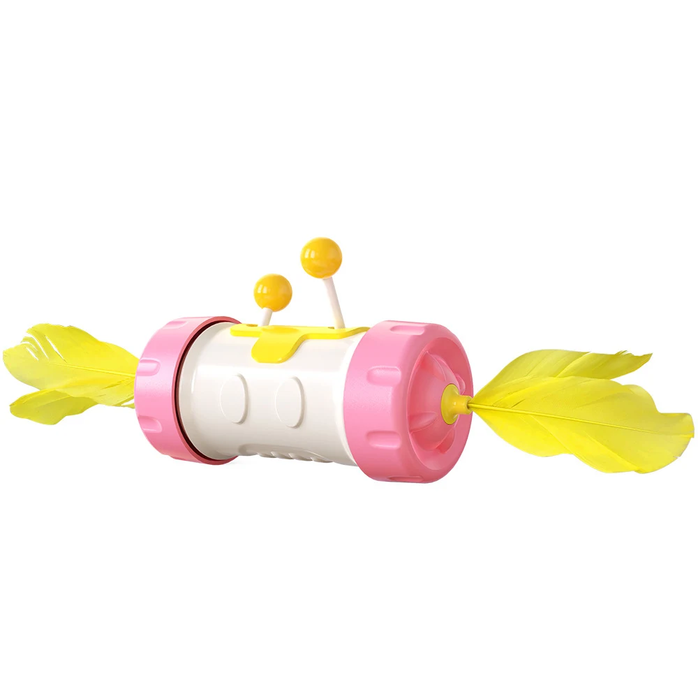 Title 4, Tumbler toy cat self-hey feather funny stick. E...