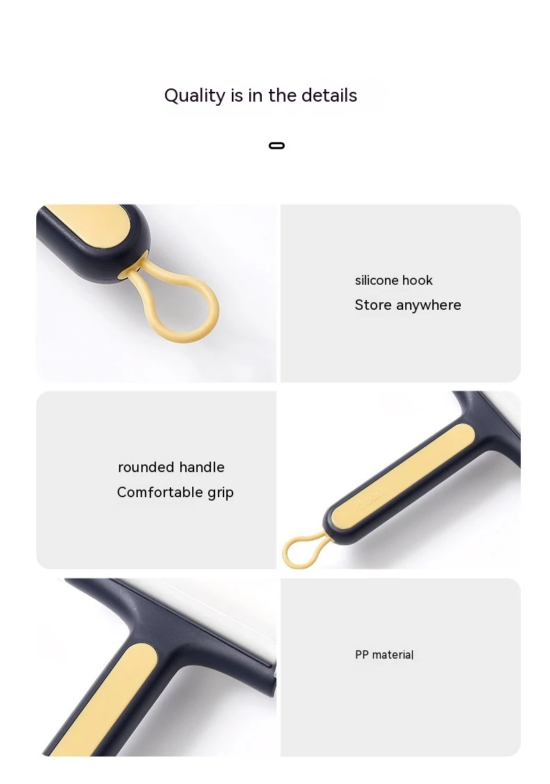 Removedor de pelos e fiapos pendurável e destacável para uso doméstico. Remove poeira e bolinhas. Mantenha suas roupas impecáveis! — foto 10