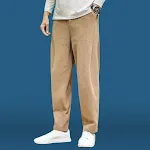 Heren linnen broek in Chinese stijl voor lente en zomer. Ademend, lichtgewicht en comfortabel. Perfect voor warme dagen. Stijlvolle en praktische look. — foto 4