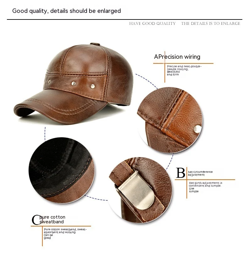 Chapéu masculino de algodão espesso com proteção para as orelhas, ideal para o inverno e atividades ao ar livre, aquecido e confortável. — foto 8