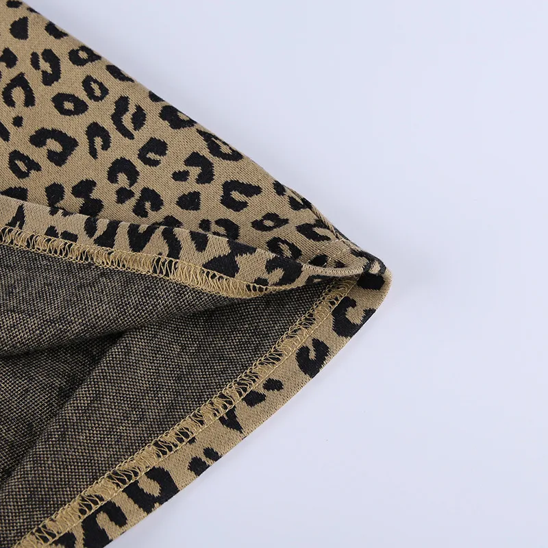 Title 14, Top halter com estampa de leopardo, moda europe...