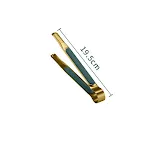Emerald with gold small