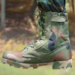 Spring High-top Breathable Zipper Army Fan Combat Boots. Durable outdoor combat boots for men, providing comfort, breath — photo 5