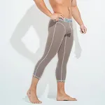 Maillot de corps sportif homme, coupe fine et chaude, avec doublure en coton modal, idéal pour le sport, offrant confort et liberté de mouvement. — photo 6