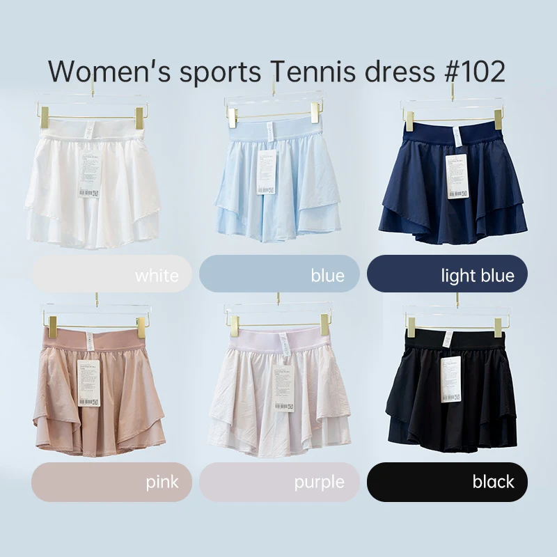 Title 4, Falda de tenis deportiva para mujer, fina, con ...