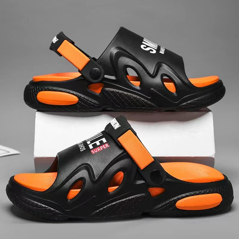 Men's Casual And Lightweight Two-way Sandals Versatile comfort for everyday wear Easy to slip on and perfect for beach, — photo 3