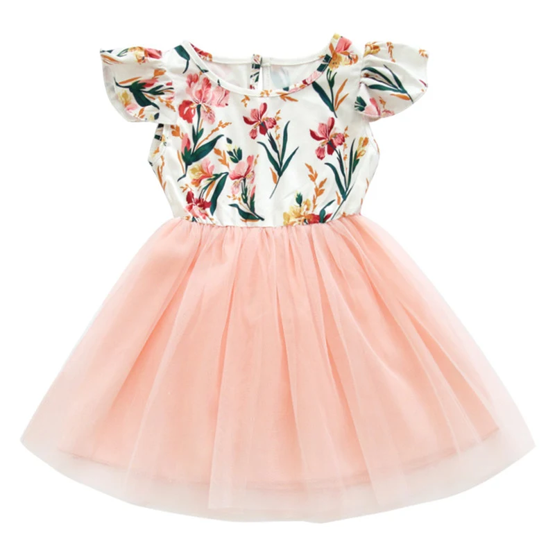 Mädchen Blumen Prinzessin Kleid im europäischen und amerikanischen Stil Festliche Eleganz Perfekt für Hochzeiten Feiern Geburtstag Bezauberndes Design — foto 3