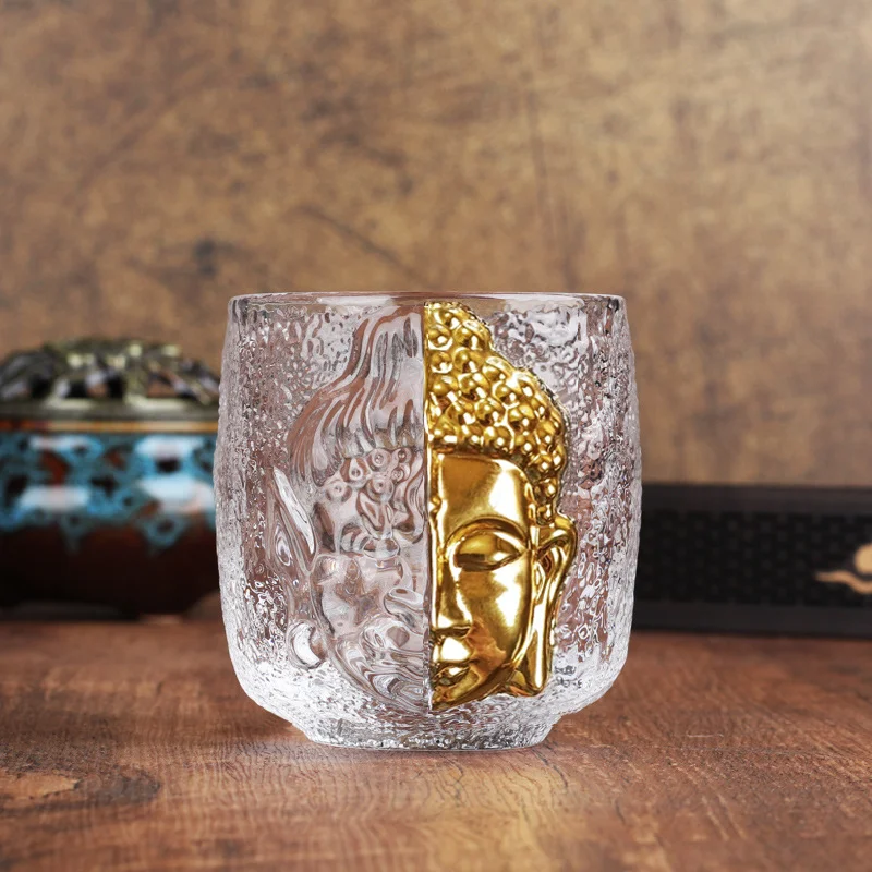Title 2, Japanese Style Yinian Crystal Glass Tea Cup. En...