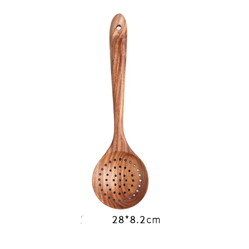 Title 10, Japanese Style Wooden Nonstick Soup Spoon Spatu...