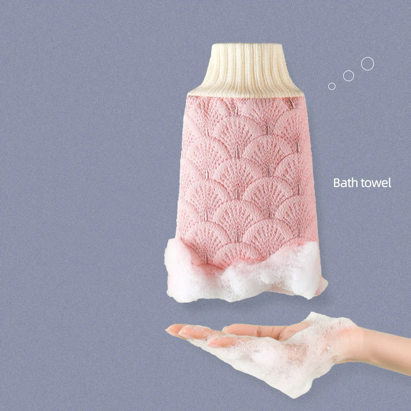 Title 4, Mermaid Scales Scrubbing Towel Household Rubbin...