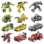 Quebra-cabeças Série de Corridas com Blocos de Construção de Partículas Pequenas. Montagem divertida, estimula a criatividade e coordenação motora fina — foto 9