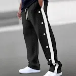 Heren Modieuze Jacquard Knopen Casual Broek, perfect voor een stijlvolle en comfortabele look. Ideaal voor dagelijks gebruik of een casual uitje. — foto 9