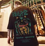 Five Point Sleeve Loose Couple's Wear Student All Match — photo 6