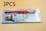 Kit de pesca com vara telescópica e carretilha de tambor. Conjunto portátil, leve e fácil de usar. Perfeito para pescadores iniciantes e viagens. — foto 6