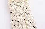 Slipdress met retro stippenprint — foto 6