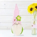 Decoração de outono boneca sem rosto de joaninha e flores para o festival da colheita, um enfeite festivo e encantador para sua casa. — foto 7