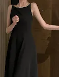 Off-shoulder mouwloze jurk met taille afslanking voor dames, flatteert de figuur en creëert een slank silhouet, ideaal voor een elegante uitstraling. — foto 10