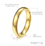 4mm Gold