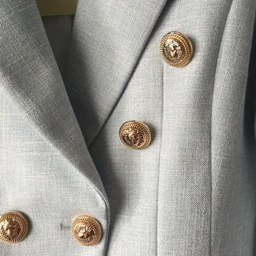 Title 5, European And American Suit Jacket Metal Lion He...