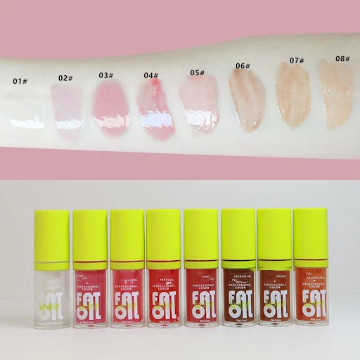 Title 3, Pattern Transparent Glass Lip Moisturizer Hydra...