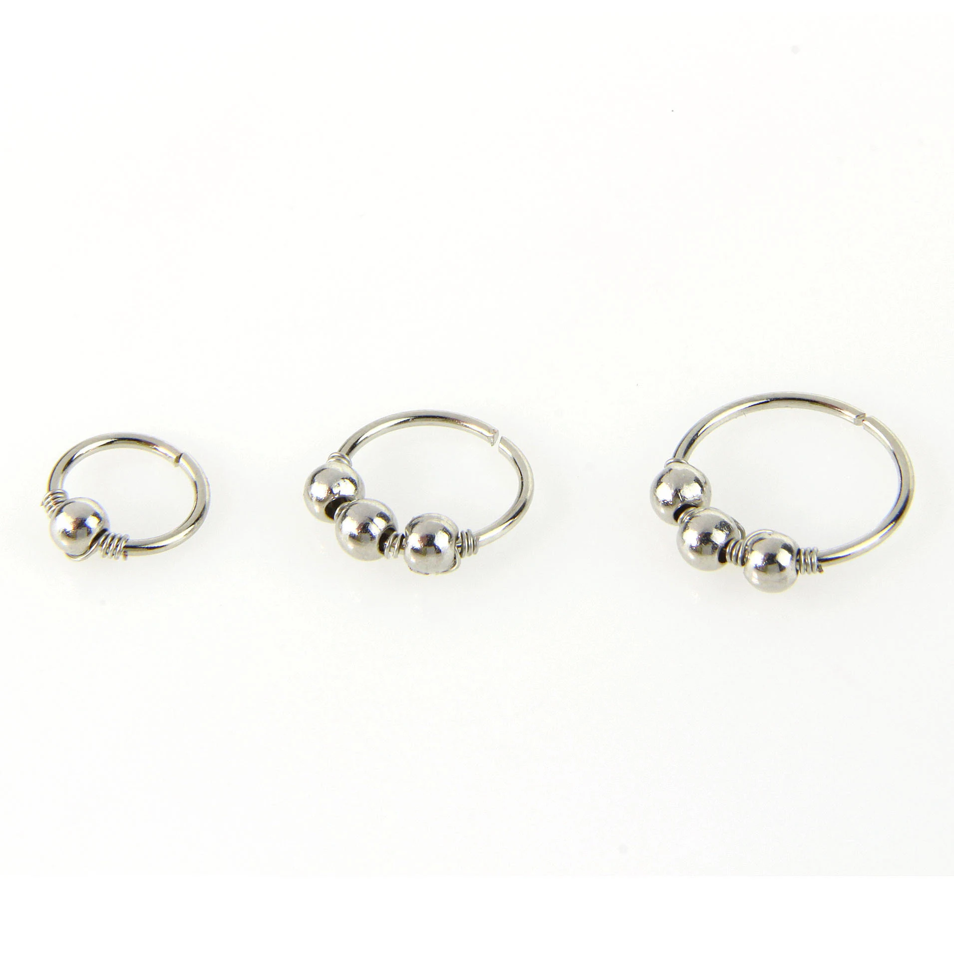 Anillo de nariz redondo para piercing corporal, joyería hipoalergénica, fácil de usar, múltiples tamaños disponibles, estilo minimalista — foto 5