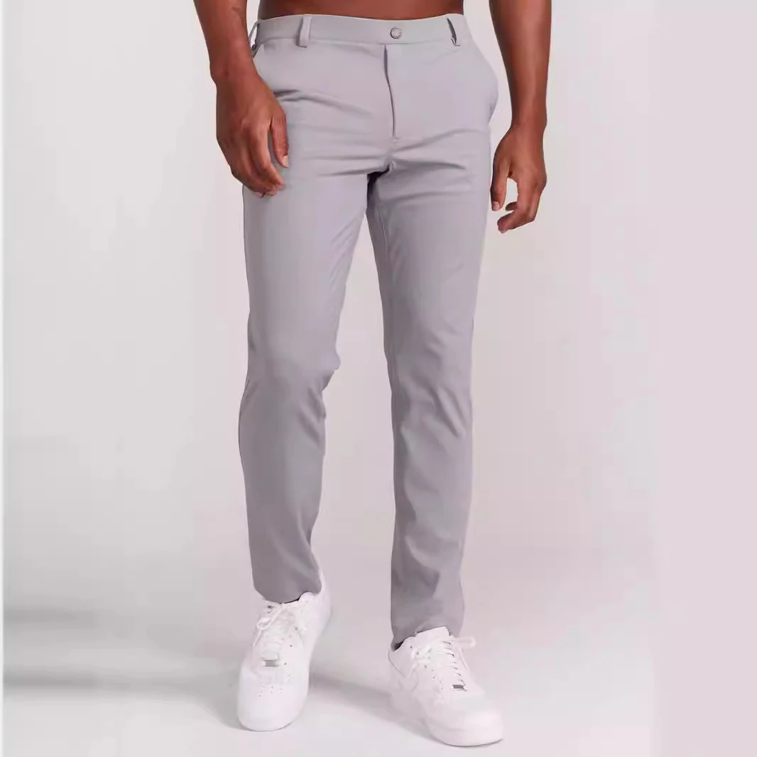 Four Seasons Slim Fit heren casual broek in effen kleur. Stijlvol en comfortabel, ideaal voor een moderne look het hele jaar door. — foto 11
