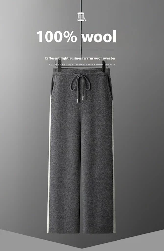 Title 7, Pantalones de punto anchos de hombre para exter...
