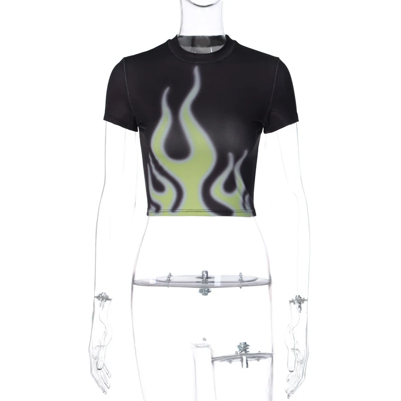 Title 3, Fashion Printed Slim Fitting Short Sleeves for ...
