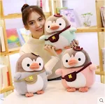 Mochila de Pelúcia Pinguim Fofo — Perfeita para Crianças — Design Adorável e Macio — Ideal para Levar Brinquedos e Pequenos Objetos — foto 2