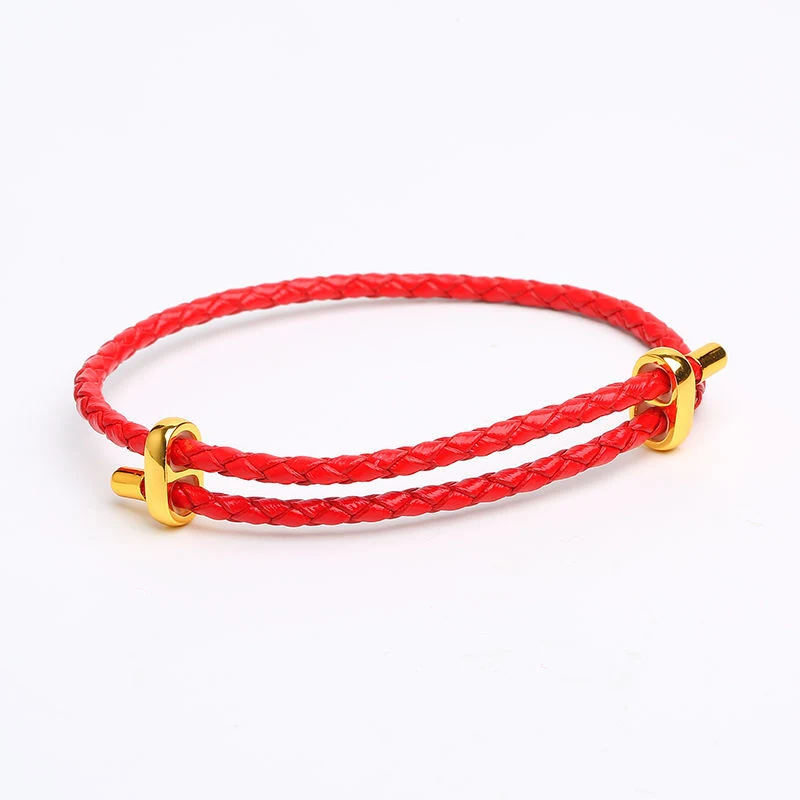 Pulseira ajustável de couro com corda para miçangas de furo grande, pulseira de corda de pulso, design moderno e versátil. — foto 32