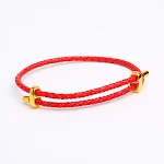Pulseira ajustável de couro com corda para miçangas de furo grande, pulseira de corda de pulso, design moderno e versátil. — foto 32