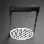 Stainless Steel Household Kitchen Garlic Masher. Effortlessly Mashes and Minces Garlic. Durable and Easy to Clean Kitche — photo 2