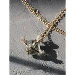 Planet Necklace Blue