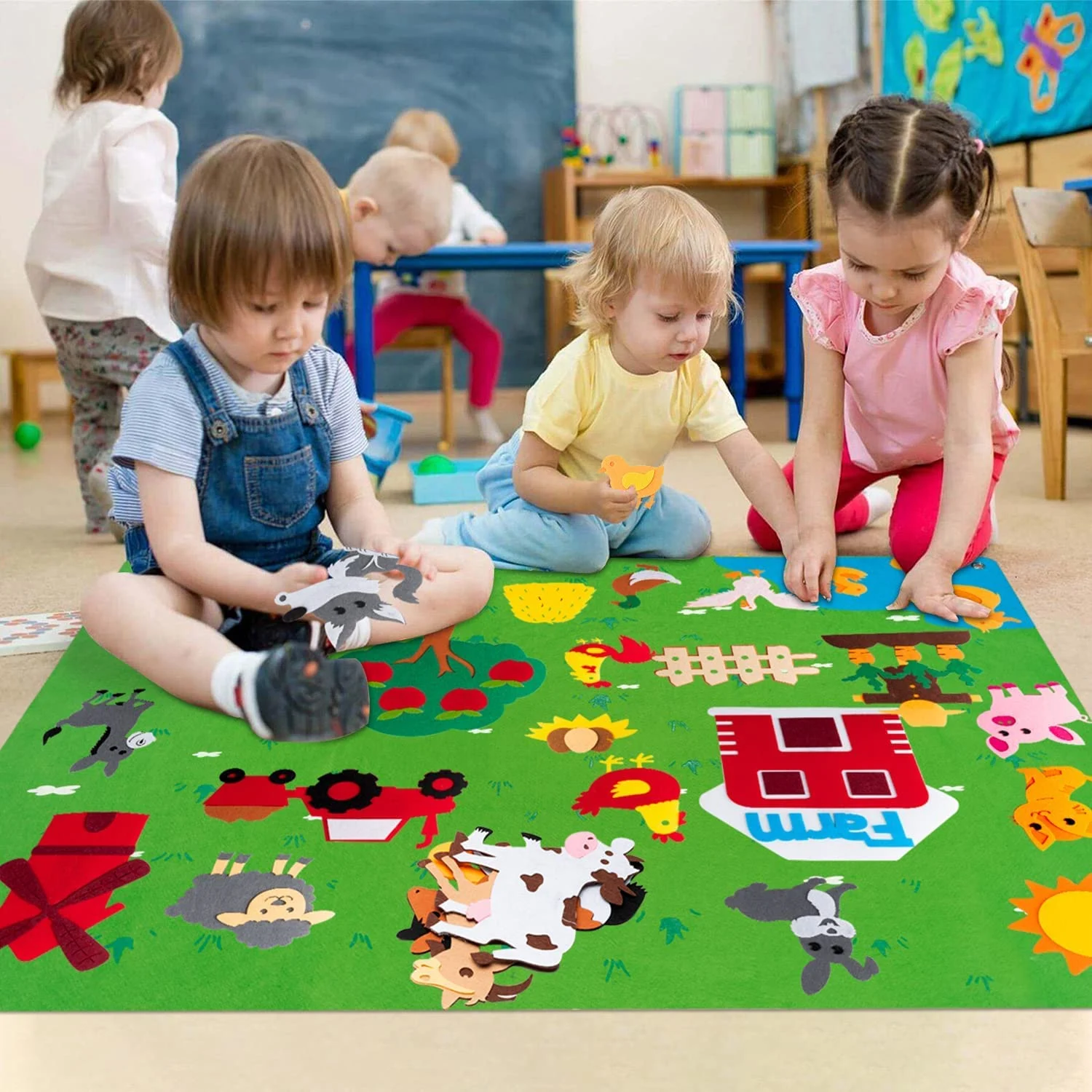 Title 1, Brinquedos educativos de feltro para bebês, des...