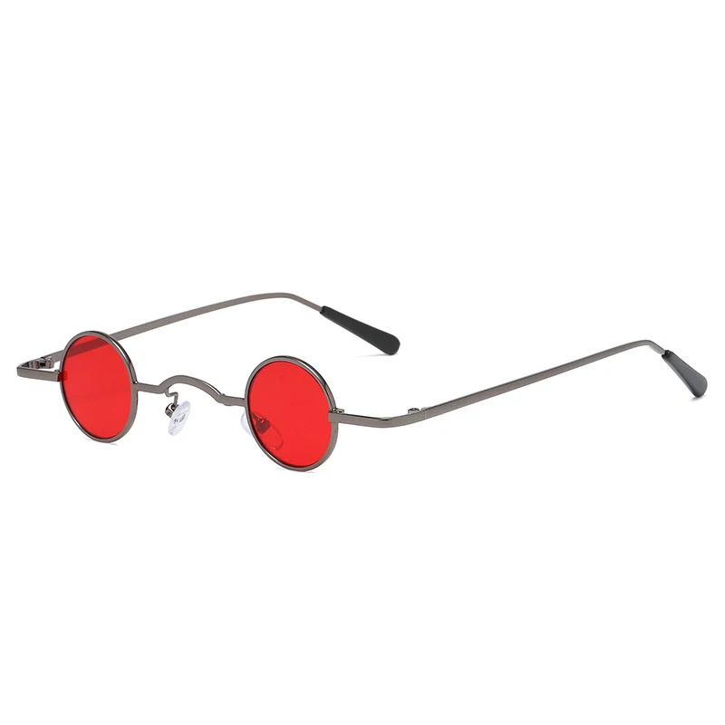 Retro Literary Style Sunglasses, Small Round Frame. Embrace vintage charm, elevate your style, and protect your eyes wit — photo 5