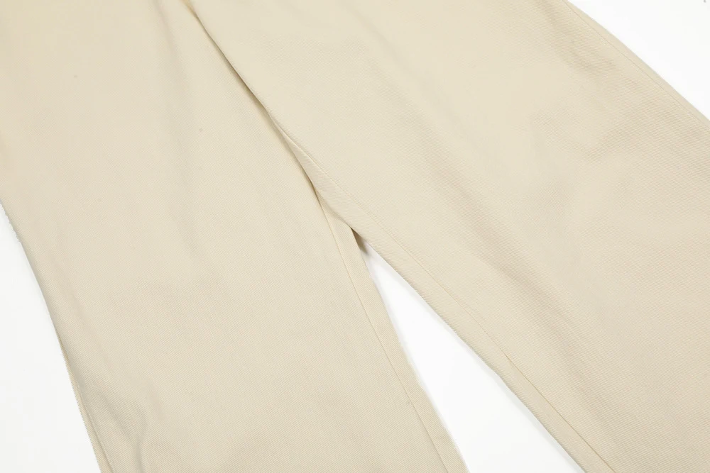 Calças Jeans Retas Masculinas High Street Workwear Loose. Conforto e estilo para o dia a dia no trabalho e em qualquer ocasião. — foto 2