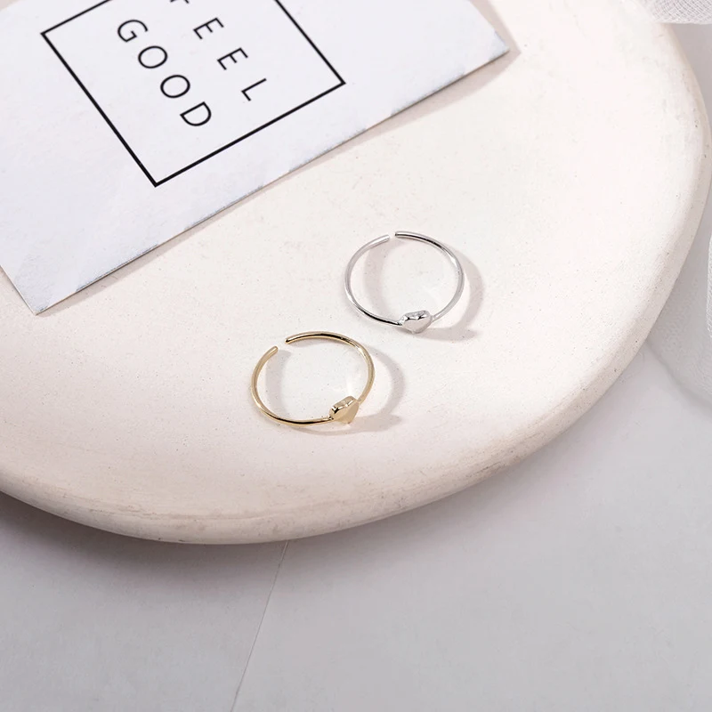 Anel Mini Coração Fofo com Strass Único – Adicione um toque de delicadeza e brilho ao seu visual com este anel adorável e romântico. — foto 7