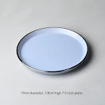 Ceramic red dinner plate for household use. European meal tray, creative tableware perfect for simple and personalized b — photo 20