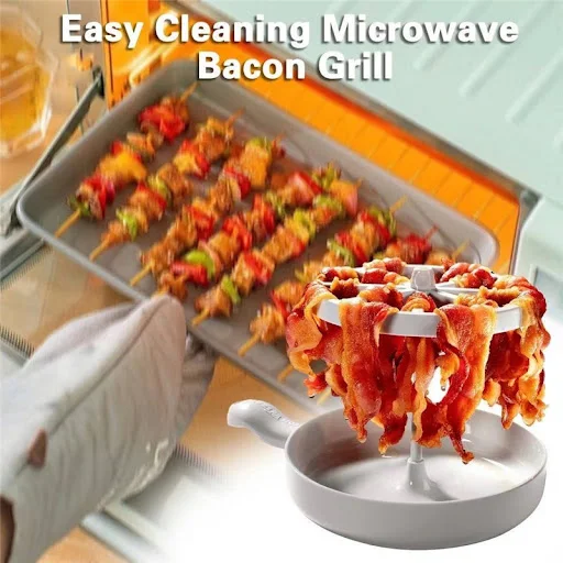 Title 3, Superior Round Plastic Bacon Grill. Cook crispy...