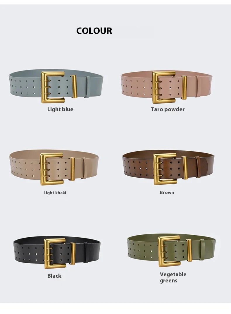 Title 11, Three Button Waist Belt With Personalized Decor...