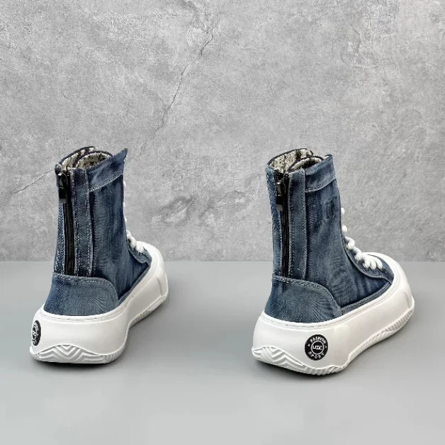 Title 4, Mens High-Top Canvas Boots