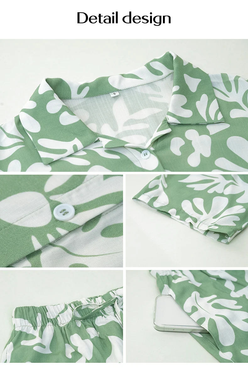 Title 6, Zomerse dames set, 2-delig, casual shirt met ko...