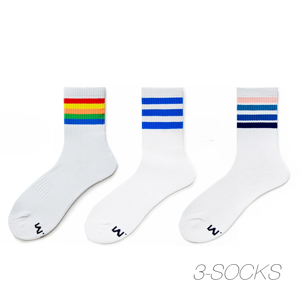 Title 11, Calzini arcobaleno sportivi casual da uomo per ...