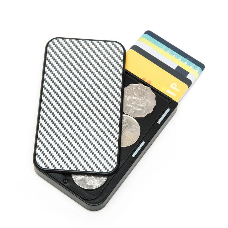 Title 3, Carbon Fiber Pattern Anti-Theft Swipe Credit Ca...