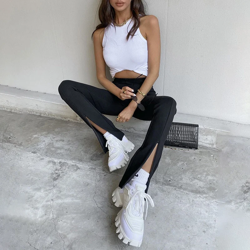 Title 6, Winter Womens Solid Color Slim High Waist Fash...